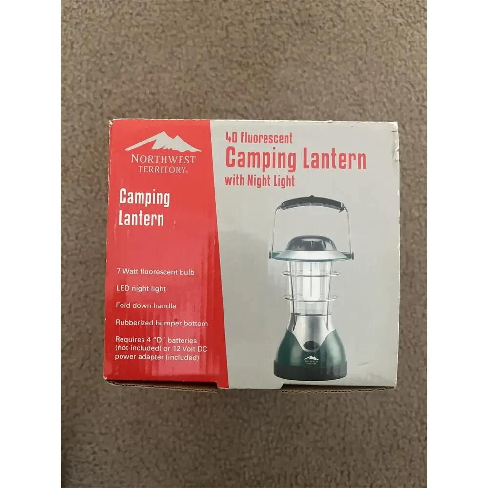 New Northwest Territory Portable Battery Operated or 9 Volt Camping Light